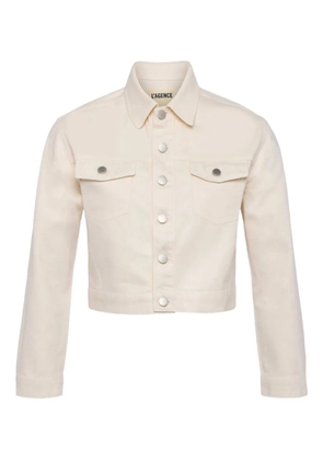 L'Agence Koda cropped jacket - Neutrals