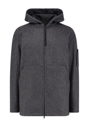 Hevo Grottaverde hooded coat - Grey