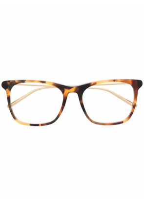 Boucheron Eyewear tortoiseshell-effect optical glasses - Brown