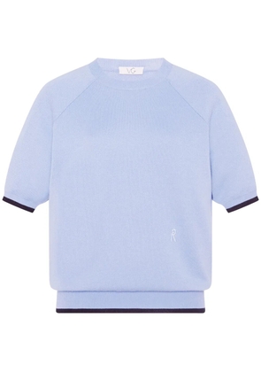 Rosetta Getty x Violet Getty knitted top - Blue