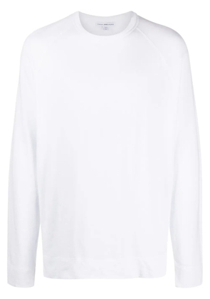 James Perse vintage-fleece sweatshirt - White