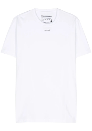 Maharishi logo-print cotton T-shirt - White