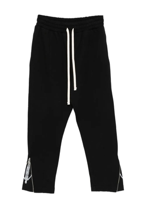 HAMZA drawstring side-zip trousers - Black