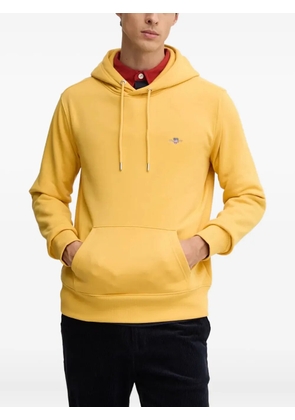Gant drawstring pouch-pocket hoodie - Yellow