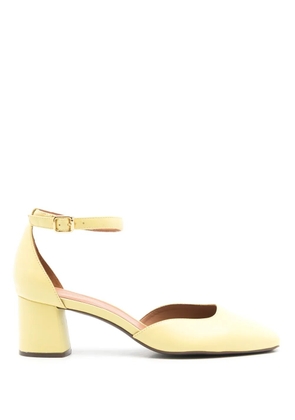 Sarah Chofakian 45mm Florence pumps - Yellow