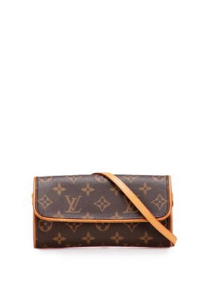 Louis Vuitton Pre-Owned 2000 Monogram Pochette Twin PM crossbody bag - Brown
