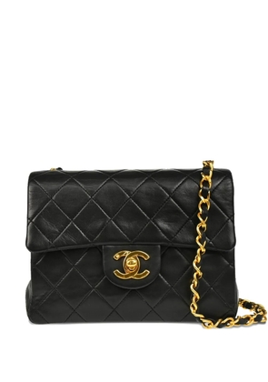 CHANEL Pre-Owned 1990 mini Classic Flap shoulder bag - Black