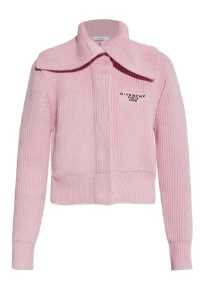 Givenchy ribbed-knit cardigan - Pink