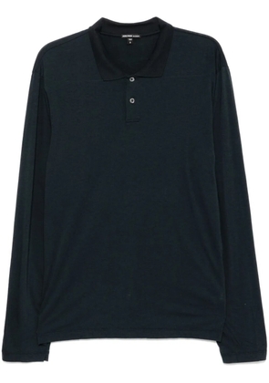 James Perse luxe Lotus polo shirt - Blue