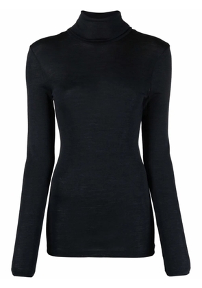 Hanro fine-knit polo-neck jumper - Black
