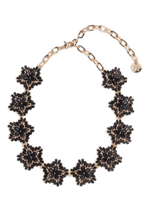 Carolina Herrera crystal snowflake necklace - Gold