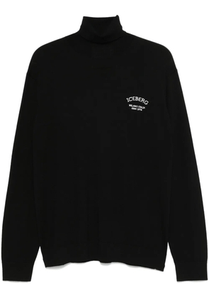 Iceberg turtleneck sweater - Black