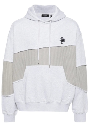 FIVE CM Patchwork hoodie - Grey