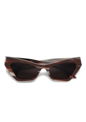 Marni Eyewear Zelaryth cat-eye sunglasses - Brown