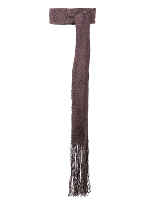 VOZ Fringe Sash belt - Purple