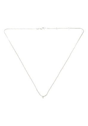 We by WHITEbIRD 18K white gold Emilie diamond solitaire necklace
