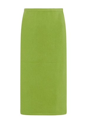 Rosetta Getty straight midi skirt - Green