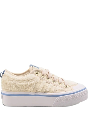 adidas Nizza Platform Sherpa platform sneakers - Neutrals