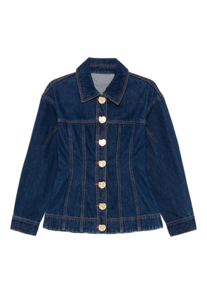 Aje Gianna buttoned-up denim shirt - Blue