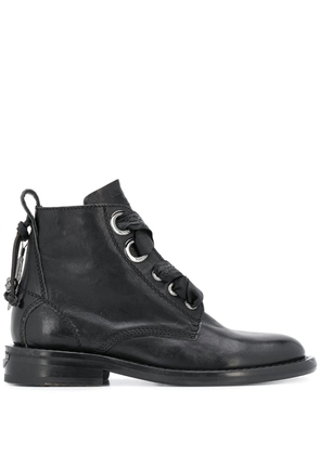 Zadig&Voltaire lace-up 30mm ankle boots - Black