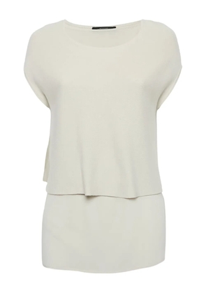 Weekend Max Mara pre-owned layered top - Neutrals