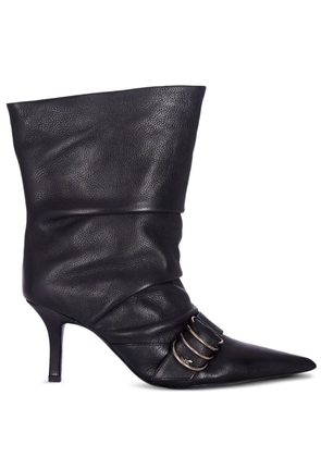 Patrizia Pepe buckle-detail boots - Black