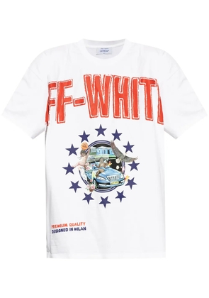 Off-White logo-graphic-print cotton t-shirt