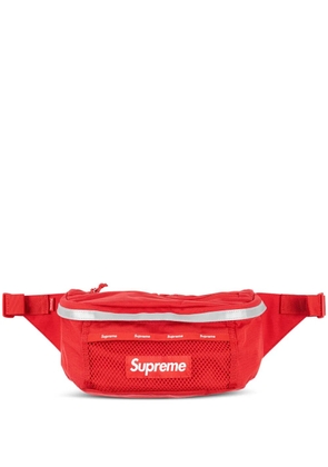 Supreme logo-patch belt bag - Red