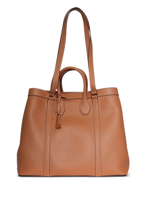 Lancel leather tote bag - Brown