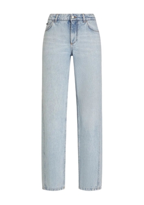 Dolce & Gabbana logo-plaque jeans - Blue