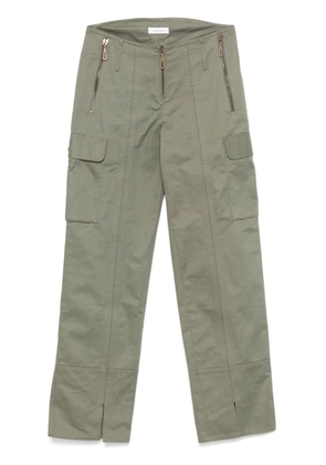 Rabanne straight-leg cargo trousers - Green