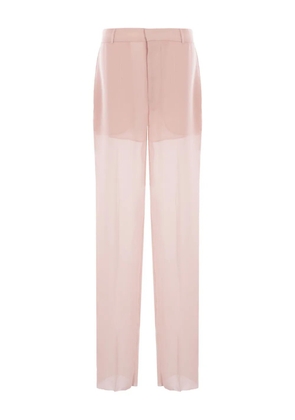 Blumarine semi-sheer trousers - Pink