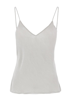 Alberta Ferretti V-neck top - Neutrals