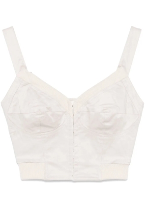 Elena Velez bustier-style top - Neutrals