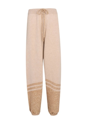 Fabiana Filippi drawstring embellished track pants - Neutrals
