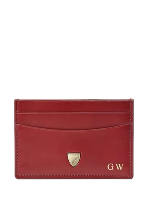 Aspinal Of London shield-plaque cardholder - Brown