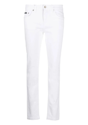 Dolce & Gabbana low-rise skinny trousers - White
