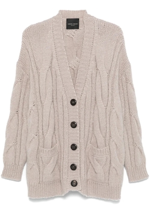 Roberto Collina cable-knit cardigan - Grey
