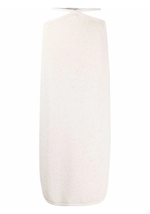Cult Gaia cut-out detail midi-skirt - Neutrals