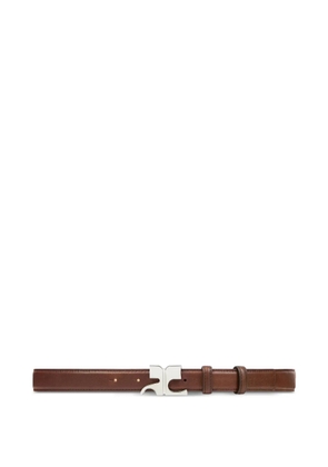 Courrèges logo-buckle belt - Brown