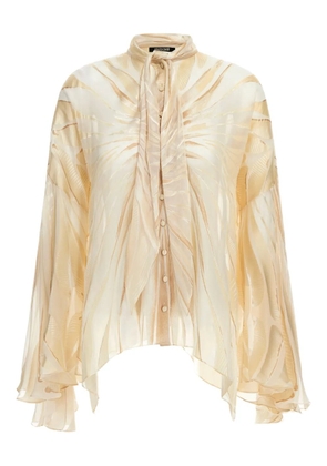 Roberto Cavalli satin shirt - Neutrals