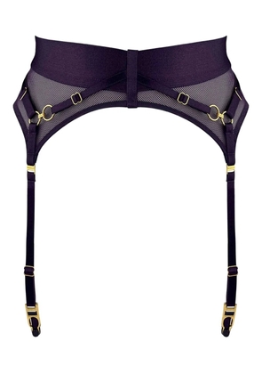 Bordelle Nara ring suspender belt - Purple