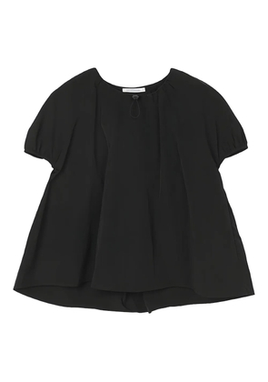 Cecilie Bahnsen ruffle-detail T-shirt - Black