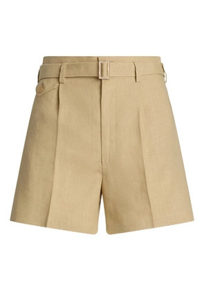 Ralph Lauren Collection belted tailored shorts - Brown