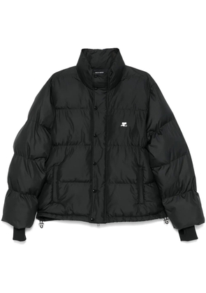 Courrèges quilted padded jacket - Black