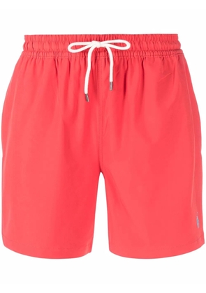Polo Ralph Lauren logo drawstring swim shorts - Red