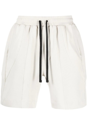 STYLAND x notRainProof drawstring organic cotton shorts - Grey