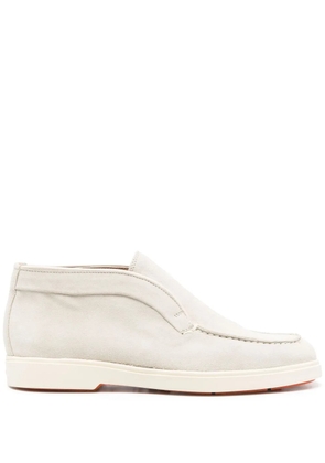 Santoni slip-on suede ankle boots - Neutrals