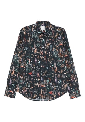 Paul Smith printed shirt - Blue