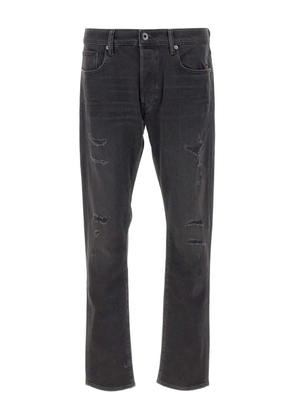 G-Star RAW 3301 distressed five-pocket jeans - Black
